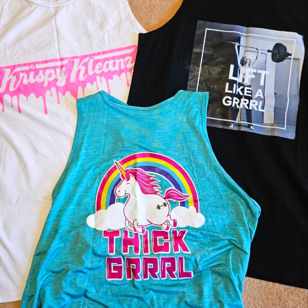 Bundle of GRRRL tank tops